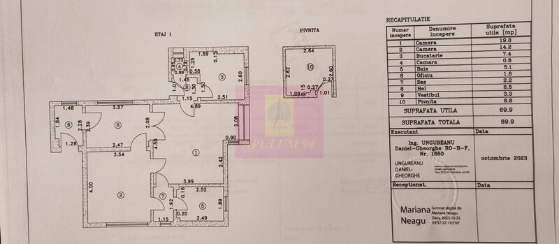Foisorul de Foc-Mosilor, apartament de 2 camere